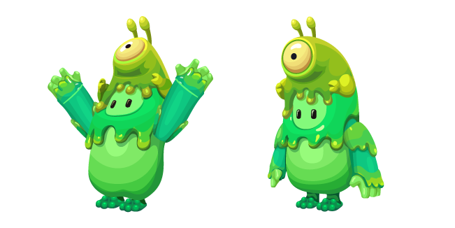 Fall Guys Slimy Alien Costume