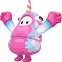 Fall Guys Sparkle-Whal Costume pointer