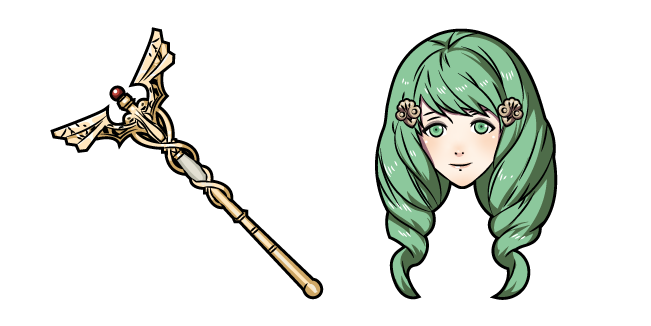 Fire Emblem Flayn and Caduceus Staff