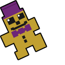 Five Nights at Freddy's Crying Child and Fredbear pointer