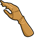 Five Nights at Freddy's Glitchtrap pointer