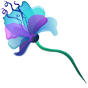 Aquarelle Flower cursor