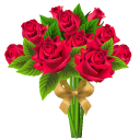 Bouquet of Red Roses cursor