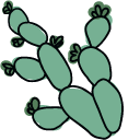 Hand-Drawn Cactus cursor