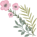 Pink Anemone Flower cursor