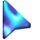 Blue and Purple Fluid Lights pointer