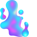 Blue-Purple Fluid cursor