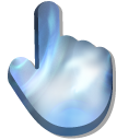 Cloudy Winter Sky Lights cursor