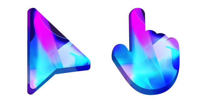 Cyan and Magenta Fluid Lights