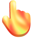 Mango Colored Fluids cursor