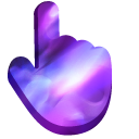 Purple Nebula Lights cursor