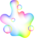 Rainbow Soap Bubbles cursor