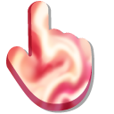 Strawberry Yogurt Fluid cursor