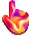 Striking Flame Fluid Lights cursor