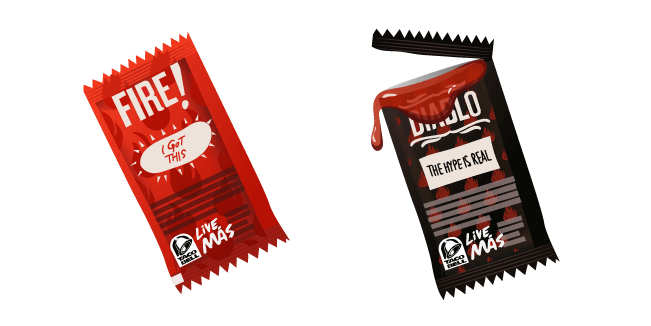 Taco Bell Fire and Diablo Sauces