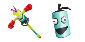 Fortnite Bendie Skin and Flimsie Flail Pickaxe