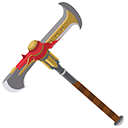 Fortnite Black Knight Skin Pickaxe pointer