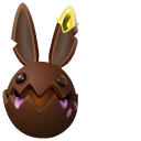 Fortnite Bun Bun Skin Choco Shell Back Bling cursor
