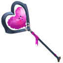 Fortnite Candyman Skin and Heavy Heart Pickaxe pointer