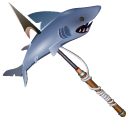 Fortnite Chomp Sr. Skin and Chomp Jr. Pickaxe pointer