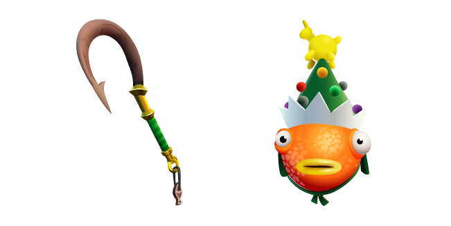 Fortnite Fa-la-la-la Fishstick and Holiday Hook