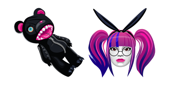 Fortnite Lace Skin Stitches Back Bling