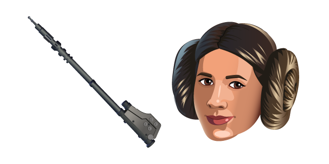 Fortnite Leia Organa and Vibro-Staff