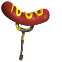 Fortnite The Brat Skin and Knockwurst Pickaxe pointer