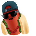 Fortnite The Brat Skin and Knockwurst Pickaxe cursor