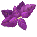 Green and Purple Basil Leaves cursor