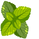 Green Mint Leaves cursor