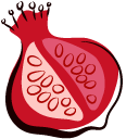 Hand-Drawn Pomegranate  cursor