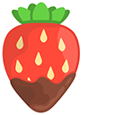 Strawberry with Chocolate cursor