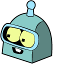 Futurama Bender Rodriguez cursor