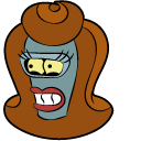 Futurama Coilette and a Lipstick cursor
