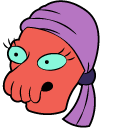 Futurama Edna and Wineglass cursor