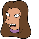 Futurama Michelle Jenkins and Mug cursor
