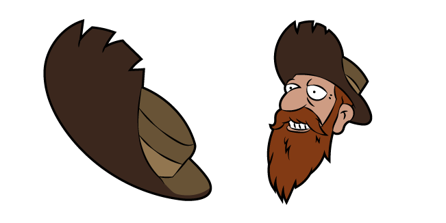 Futurama Old Man Waterfall and Cowboy Hat