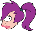 Futurama Turanga Leela and Nibbler cursor