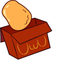 Gacha Life Bex and Chicken Nuggets pointer