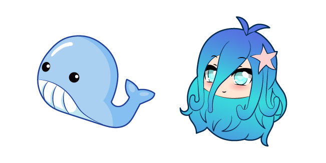 Gacha Life Coral and Dolphin