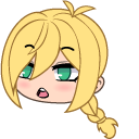 Gacha Life Crystal and Heart Necklace cursor