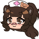 Gacha Life FuuKuma and Candy Corn cursor