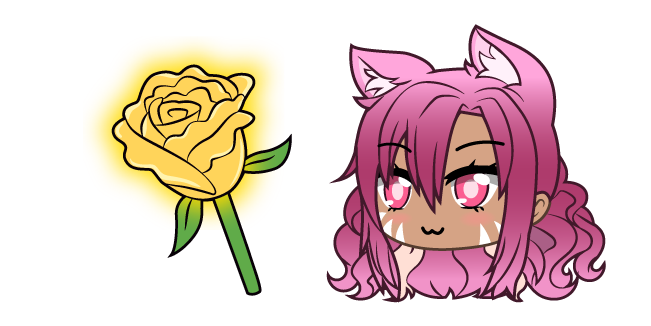 Gacha Life Lotus and Golden Rose