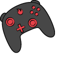 Gacha Life Luni and Fire Controller pointer