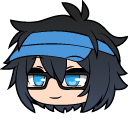 Gacha Life Luni and Fire Controller cursor