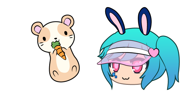 Gacha Life Lusa and Hamster