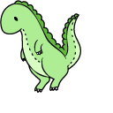 Gacha Life Mumble and Dino Doll pointer