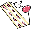 Gacha Life Muu and Strawberry Cake pointer