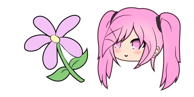 Gacha Life Sakura and Flower